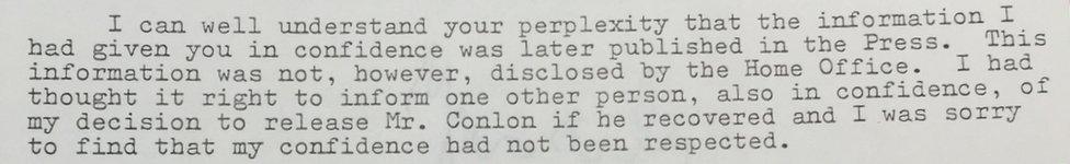 Letter from William Whitelaw to Cardinal Basil Hume on 3 March 1980