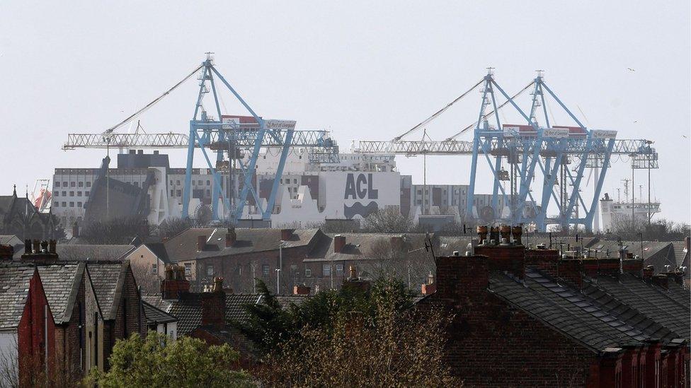 Liverpool docks