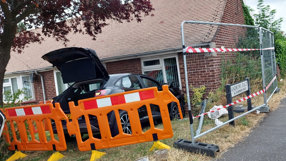 A car in a bungalow in Chelmsford