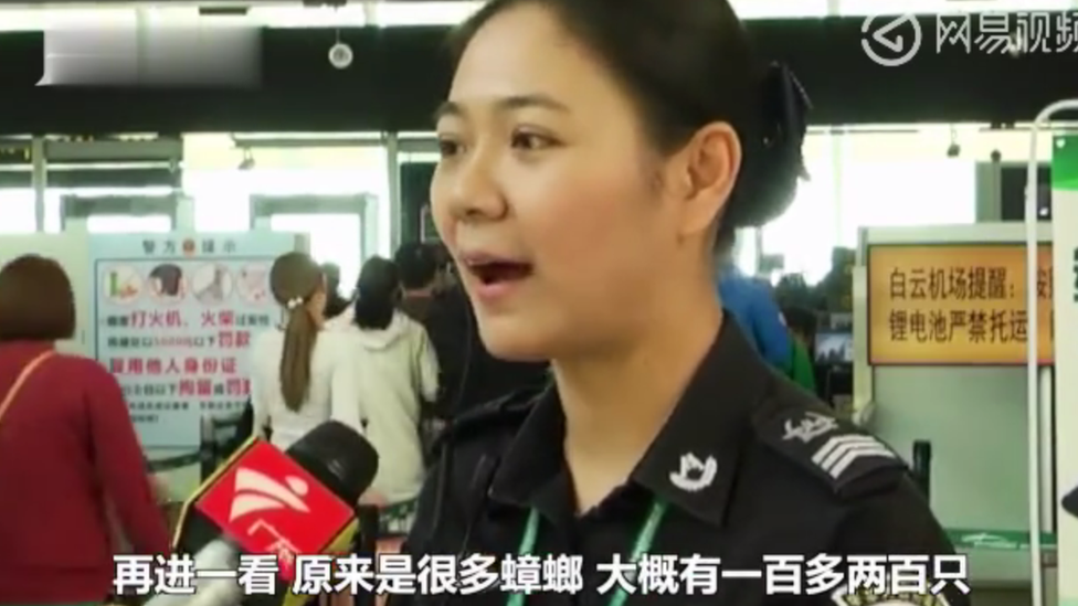 Xu Yuyu, an official at Baiyun International Airport