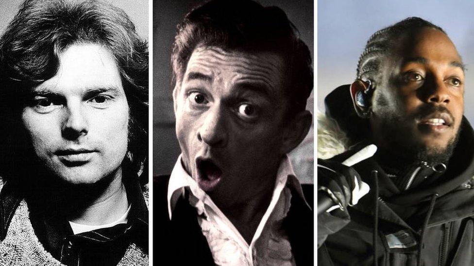 Van Morrison, Johnny Cash and Kendrick Lamar