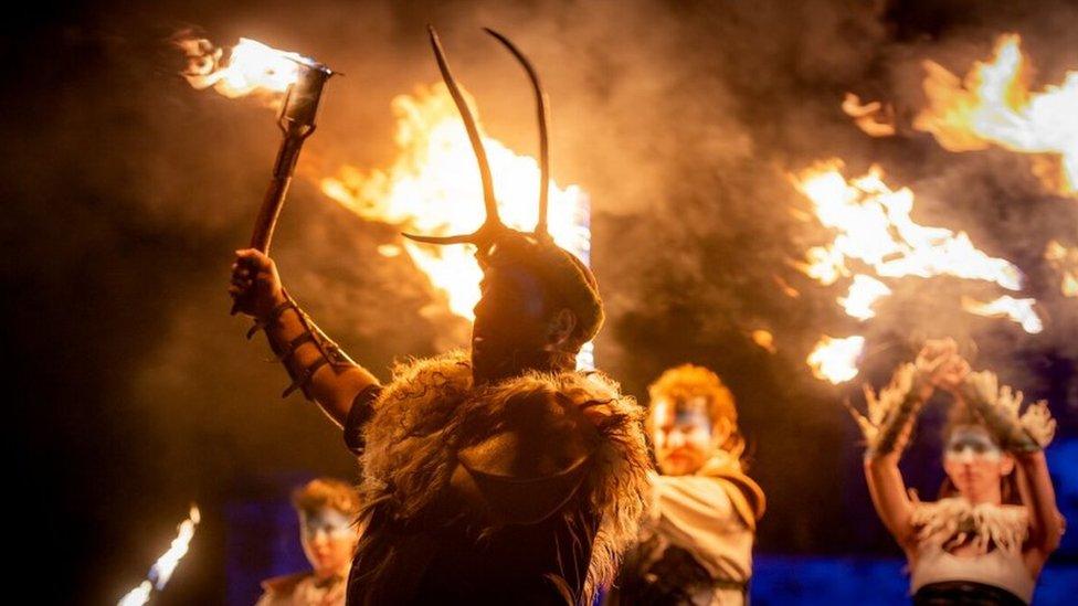 Torchlight procession