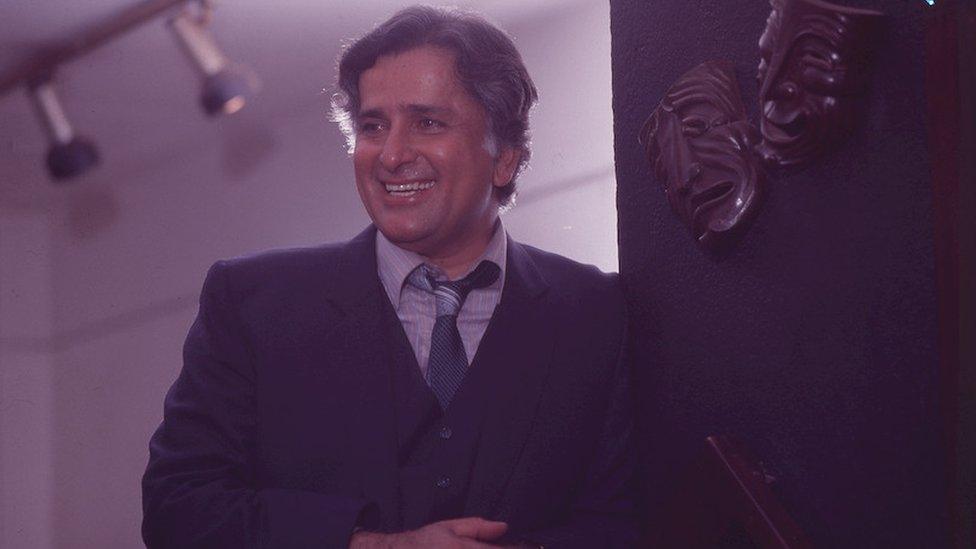 Shashi Kapoor smiling