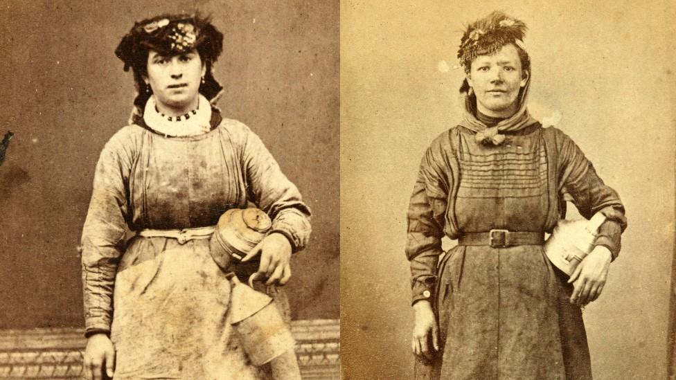 Dwy o ferched y pyllau glo