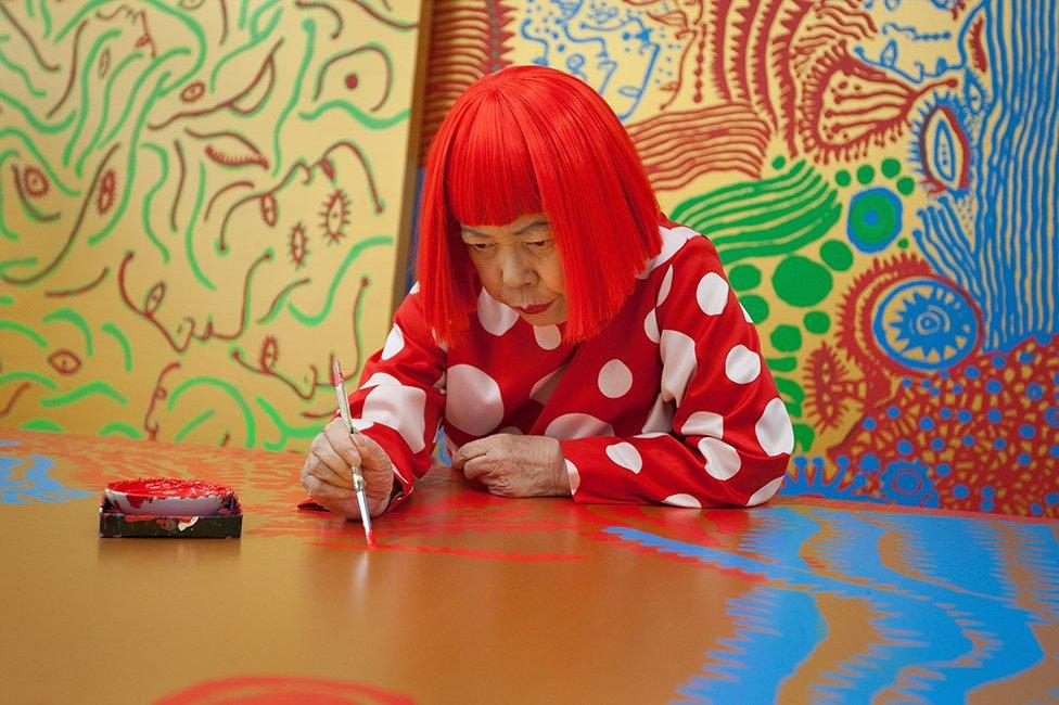 You could learn how to paint like artist Yayoi Kusama with a little guidance from Corey D'Augustine