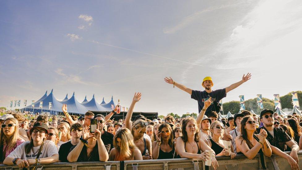 Festival crowd