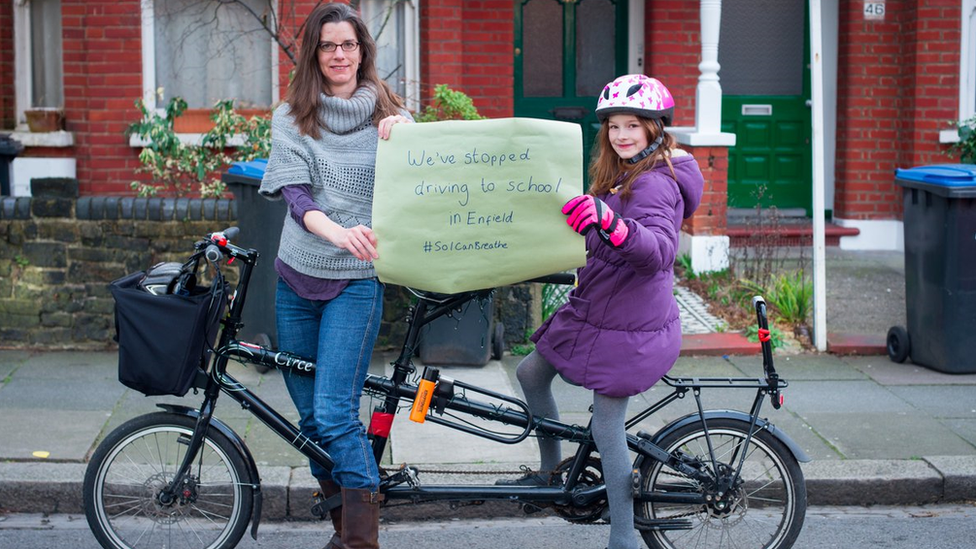 Clare Rogers and her daughter