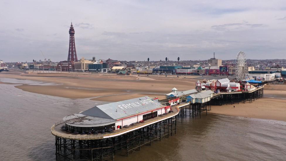 Blackpool during coronavirus lockdown