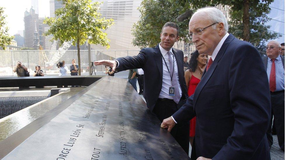 Dick Cheney at 9/11 memorial