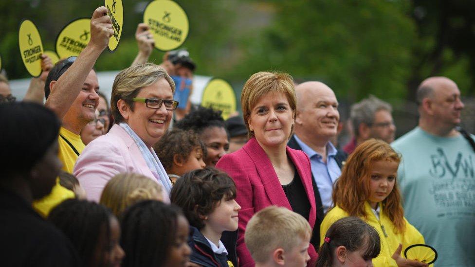 Joanna Cherry and Nicola Sturgeon