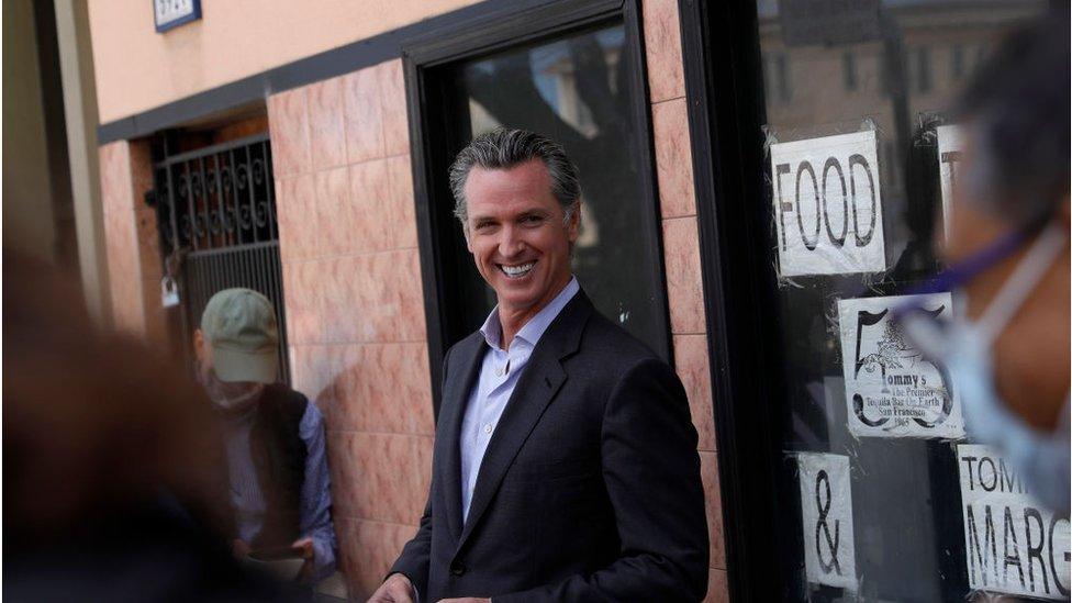 California's Democratic Governor Gavin Newsom