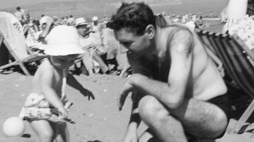 Susan Steel with dad Gerry