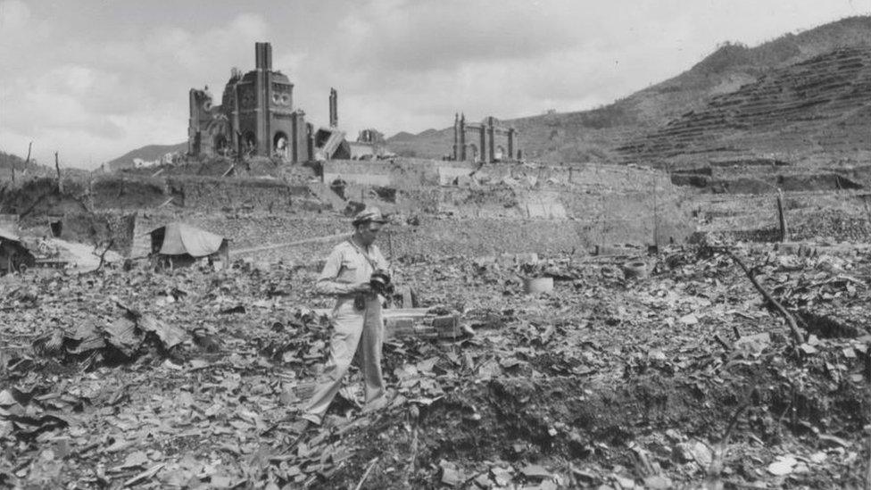 Col McGovern in Nagasaki