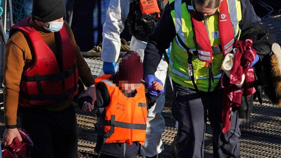 Migrants at Dover