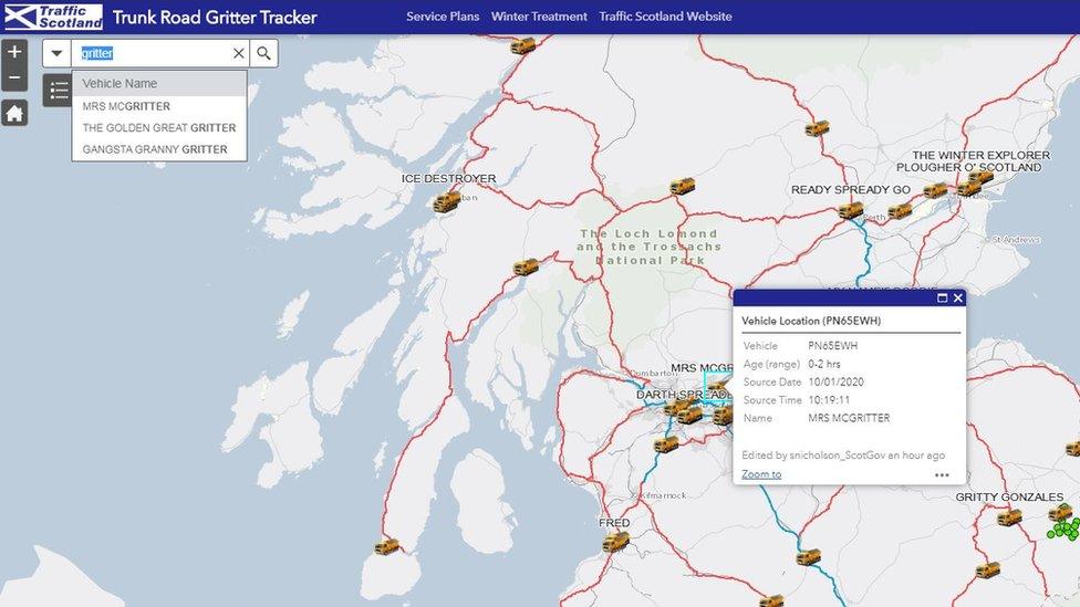 gritter map