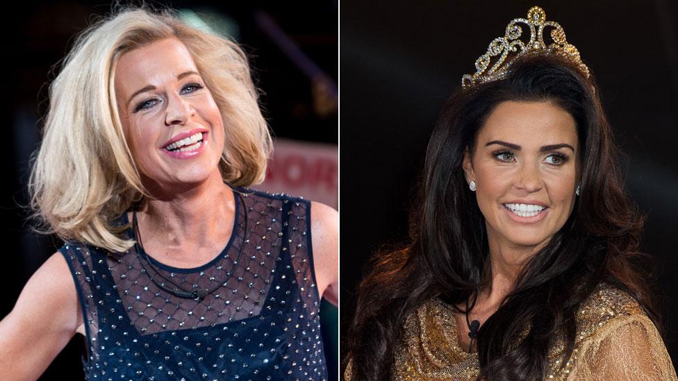 Katie Hopkins and Katie Price