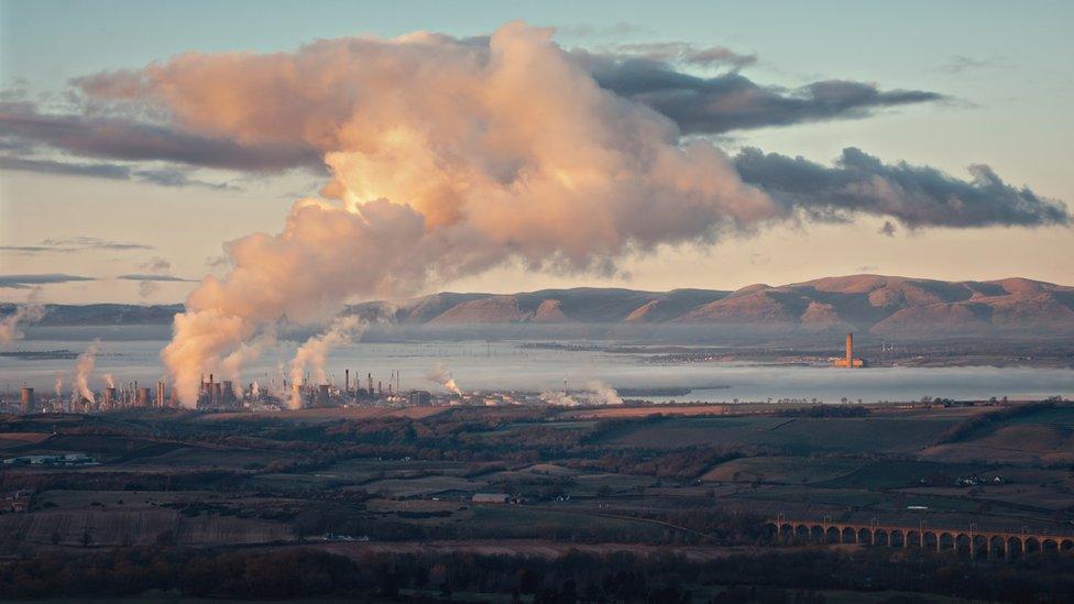 Grangemouth petrochemical works