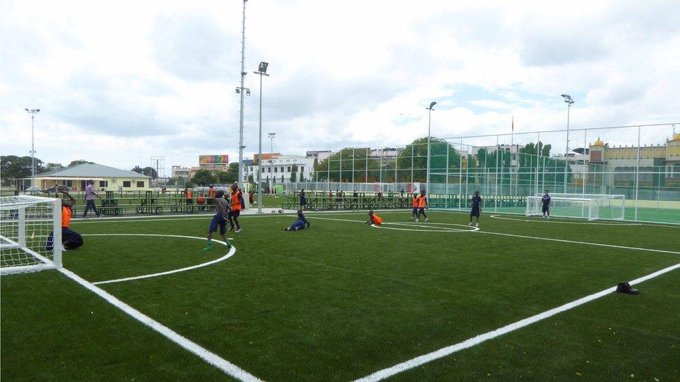 Five-a-side pitches at the JMK Youth Park