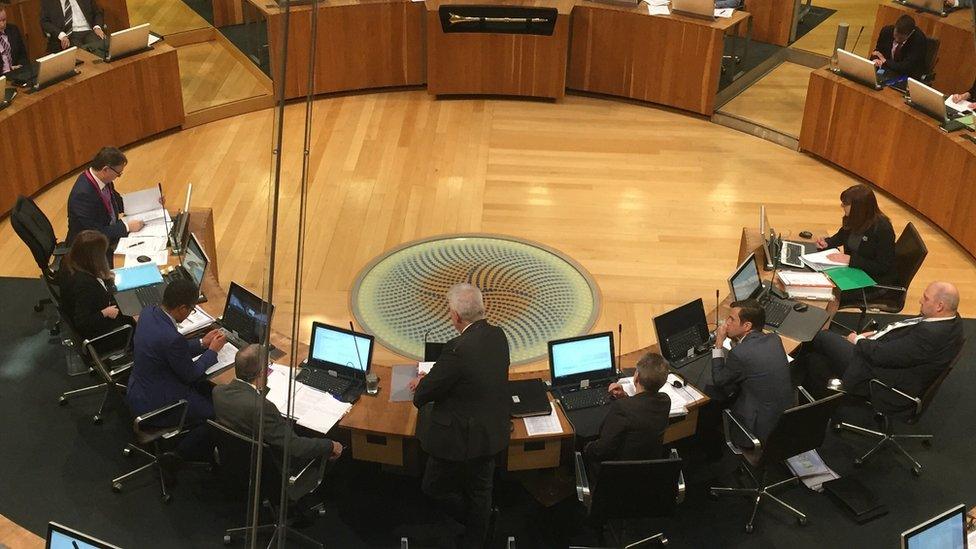 Senedd chamber