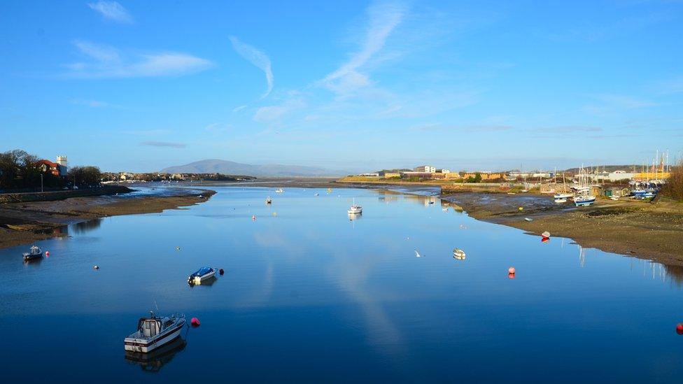 general view of river at Barrow