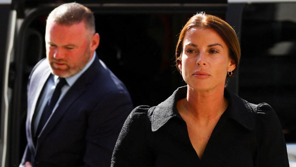 Coleen Rooney, wife of Derby County Manager Wayne Rooney, arrives at the Royal Courts of Justice, in London, Britain, May 17, 2022