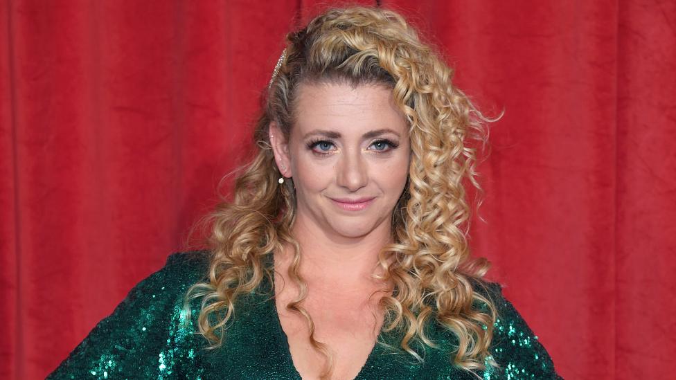 Louisa Clein attends the British Soap Awards at The Lowry Theatre on June 01, 2019 in Manchester, England