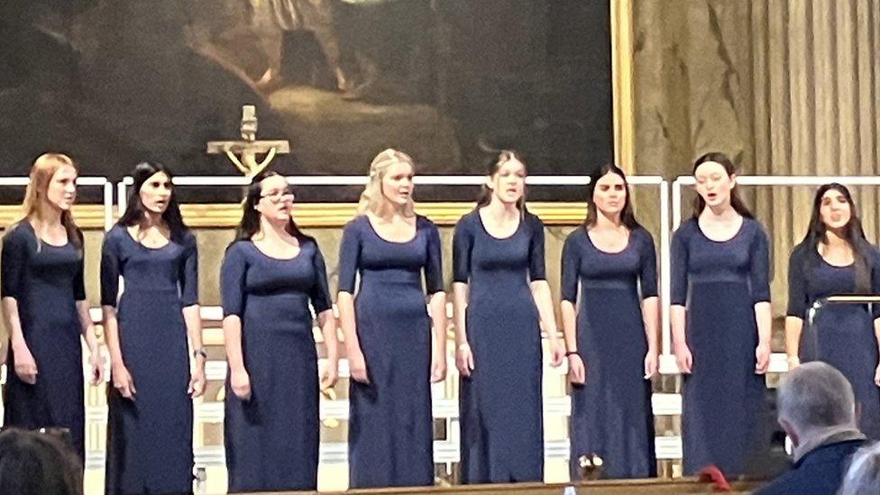 Choir Amabile performing in the European Choir Games