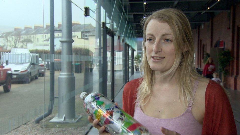 Swansea "ecobricker" Phoebe Dawson