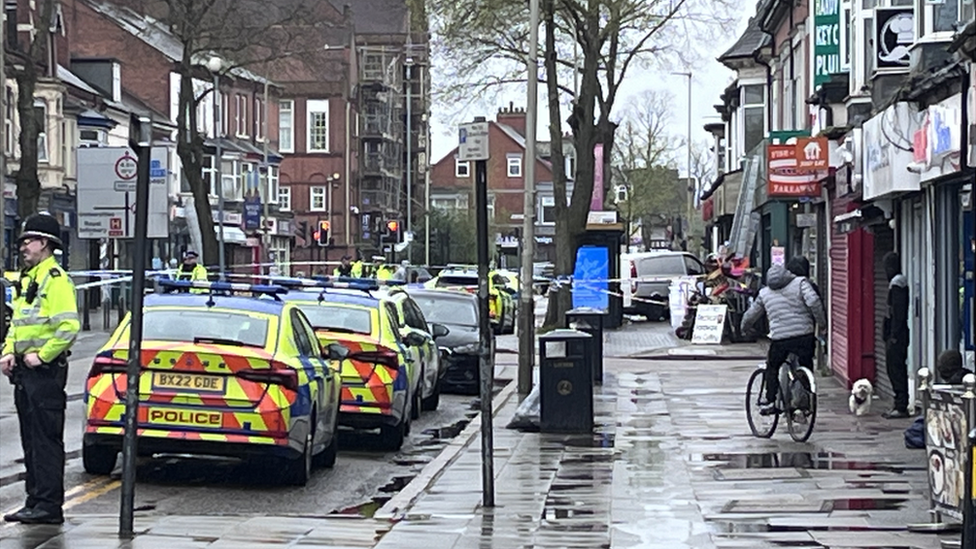 Narborough Road Leicester crash