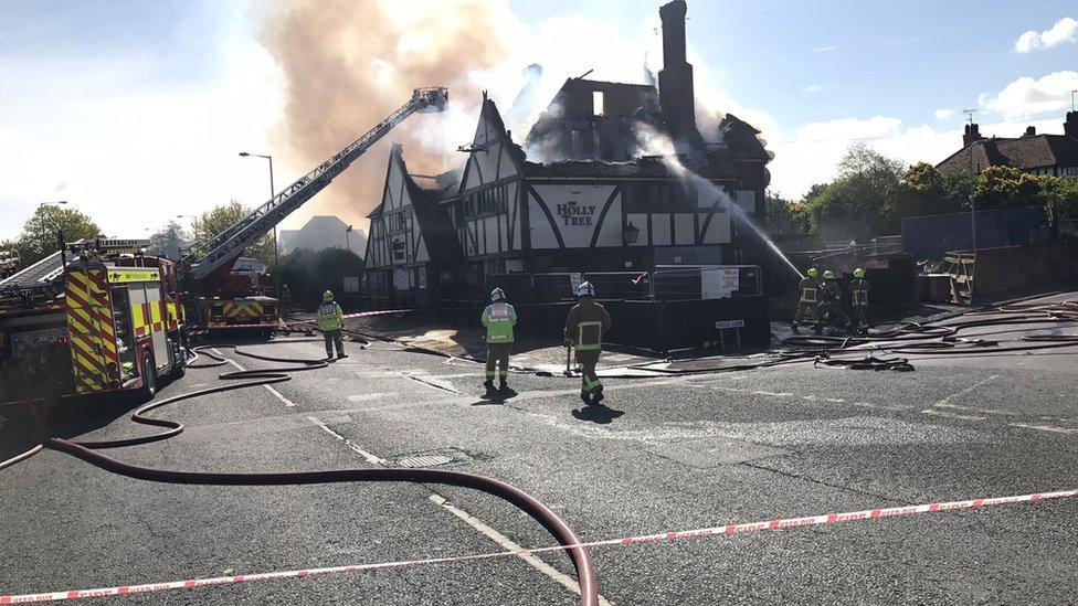 Fire at Margate pub