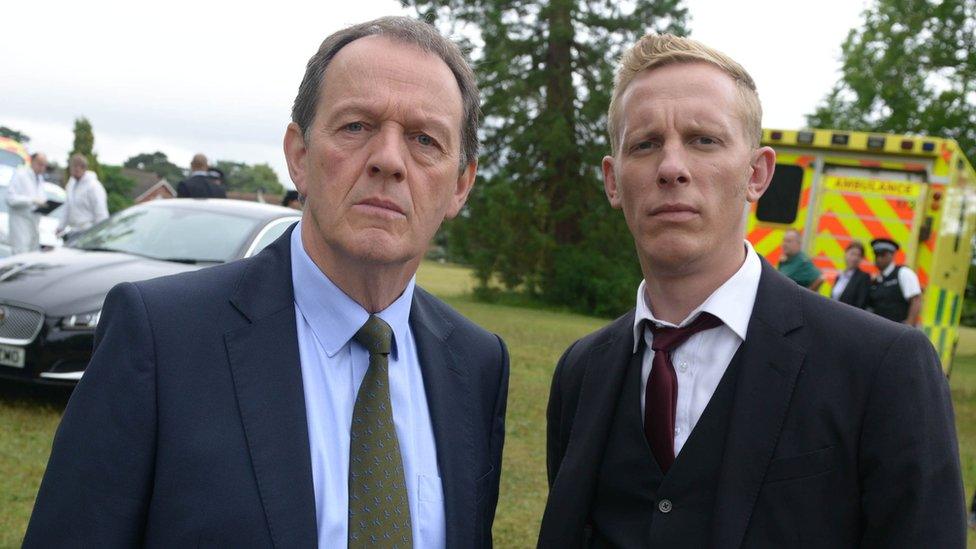 Kevin Whately and Laurence Fox in Lewis