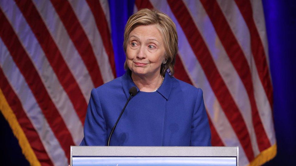 Hillary Clinton at the Children's Defense Fund event