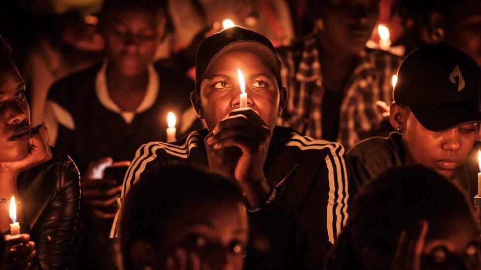 vigil for rwandan genocide