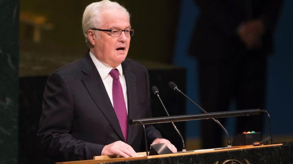 Vitaly Churkin, Russian Ambassador to the UN (13 October 2016)