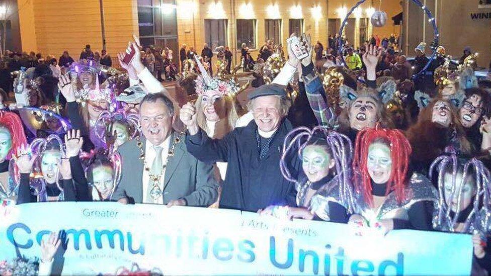 Londonderry's celebrations were billed as the biggest Halloween party in Europe