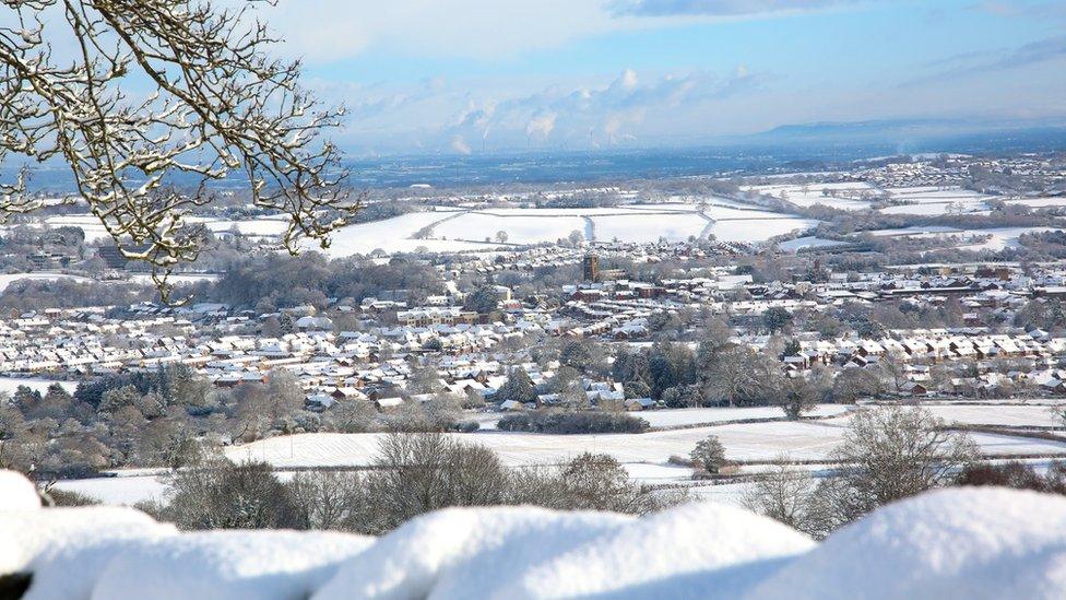 Flintshire in the snow