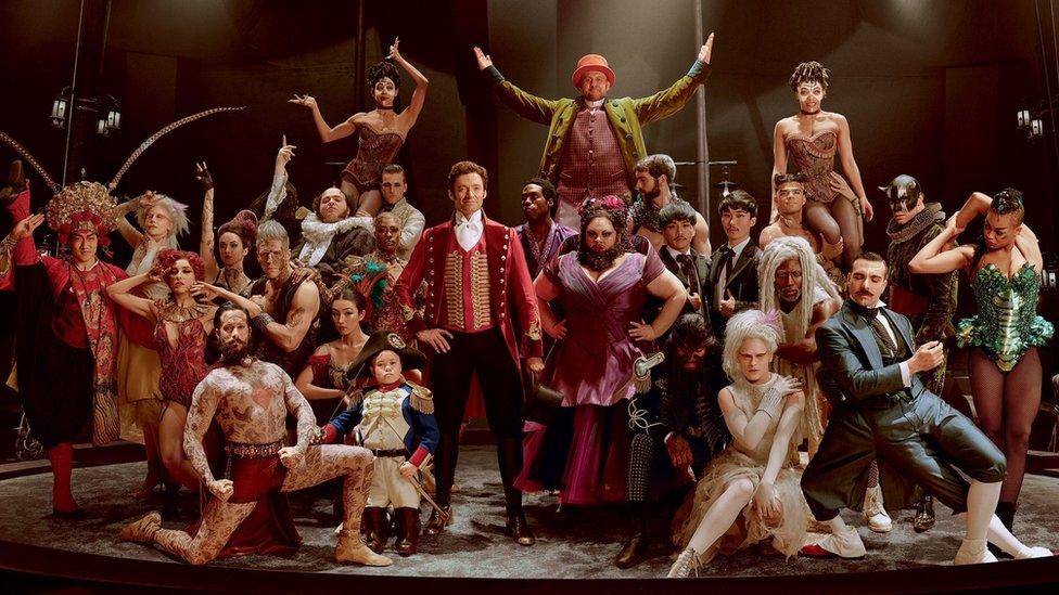 P.T. Barnum (Hugh Jackman) comes alive with the oddities in Twentieth Century Fox's film THE GREATEST SHOWMAN