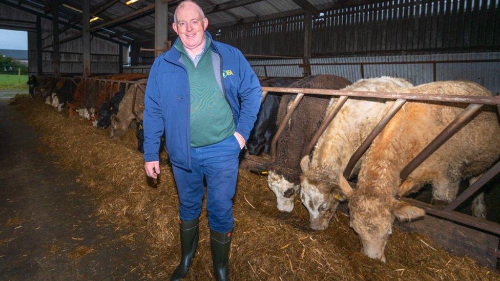 Francie Gorman on his farm