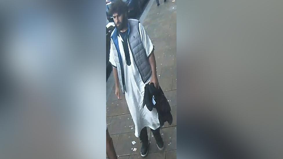 Image of the man police would like to speak to in connection with the attack