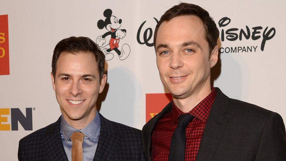 Todd Spiewak (left) and Jim Parsons