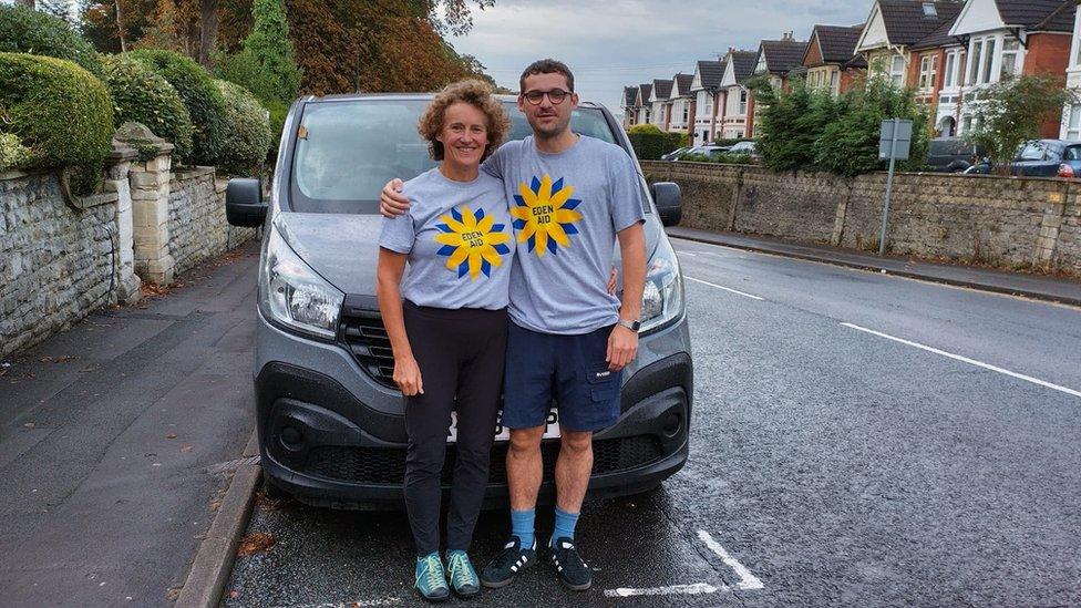 Sarah Walters and her son Jake