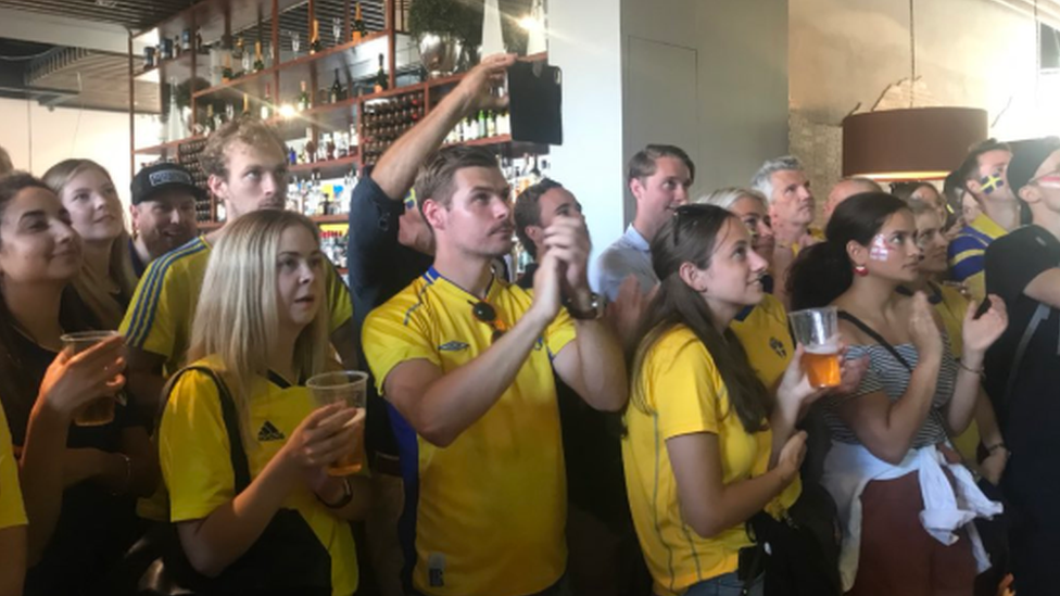 Sweden fans in London