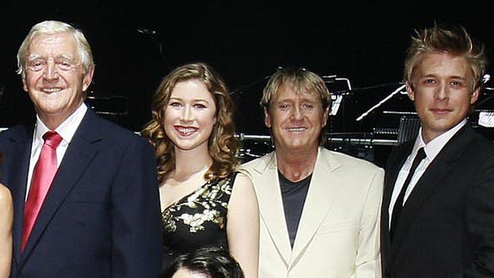 Michael Parkinson, Hayley Westenra, Joe Longthorne and Jonathan Ansell