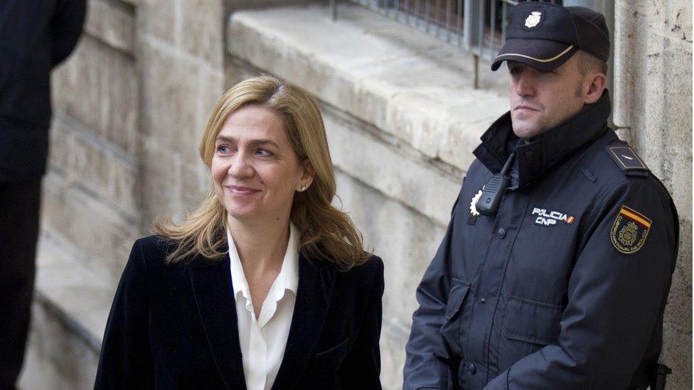 Princess Cristina denied all wrongdoing when questioned by an investigating magistrate in February 2014