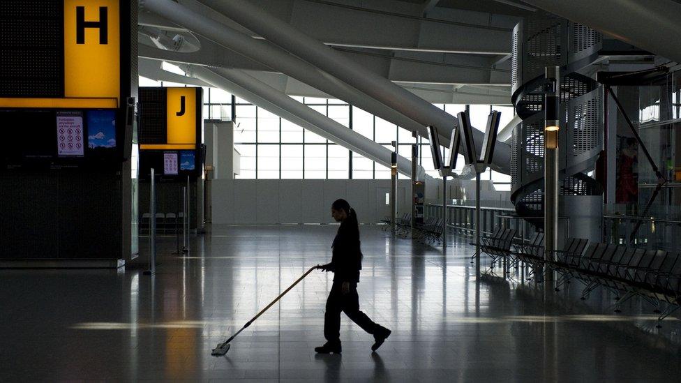 female cleaner