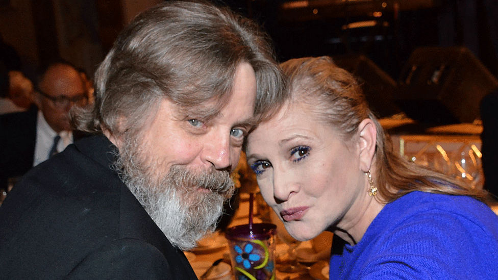 Mark Hamill and Carrie Fisher