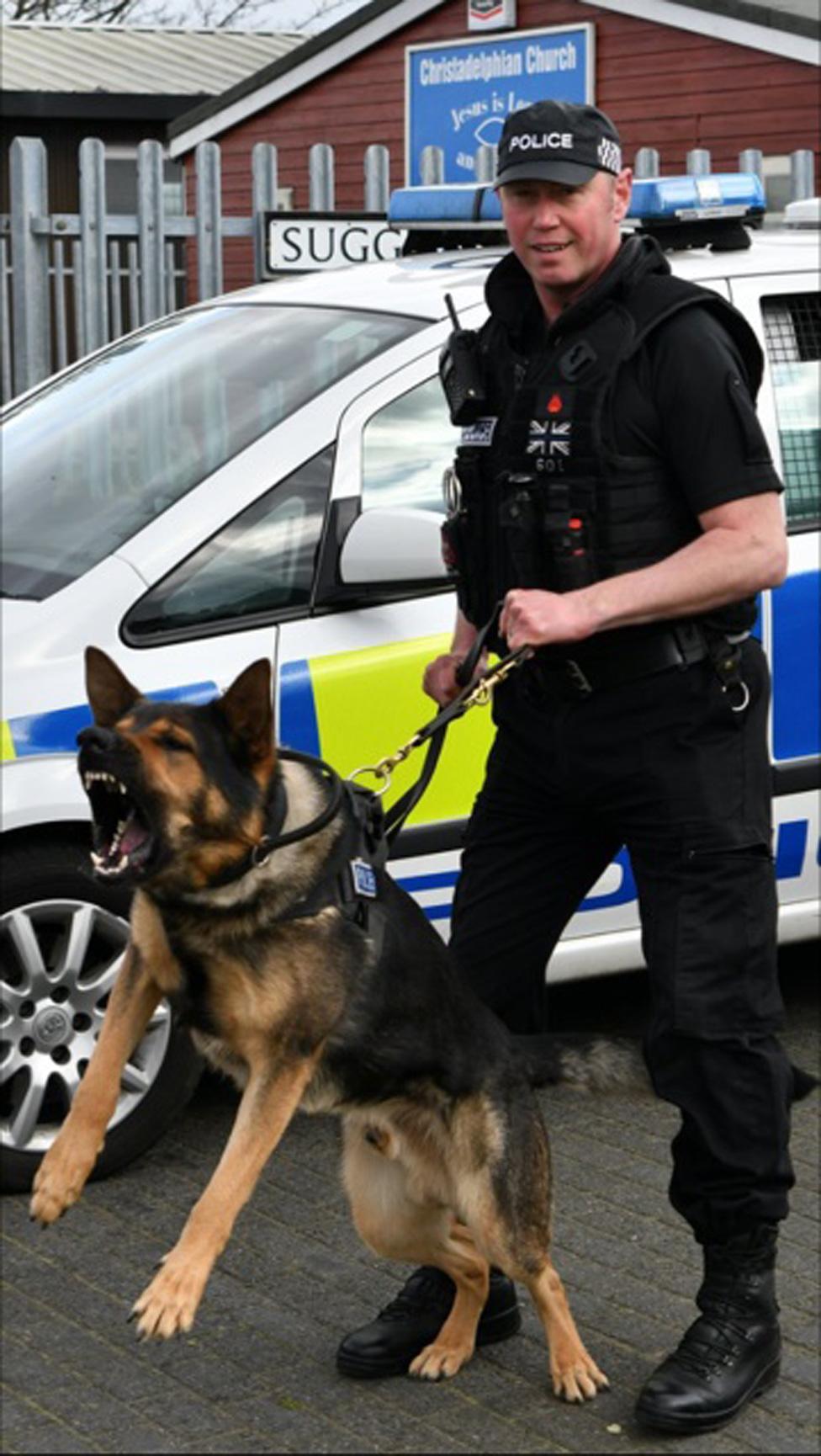 PC Ian Sweeney and PD Logan