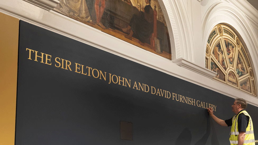 Gallery in the V&A