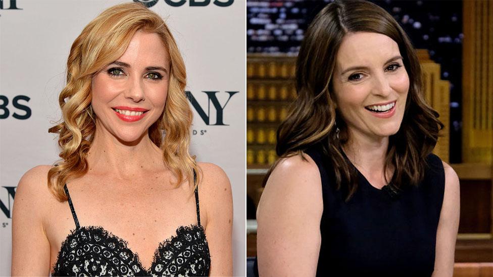 Kerry Butler and Tina Fey