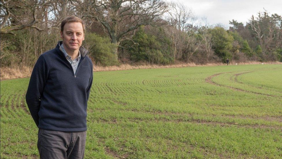 Scott Arthur at the Winton East site